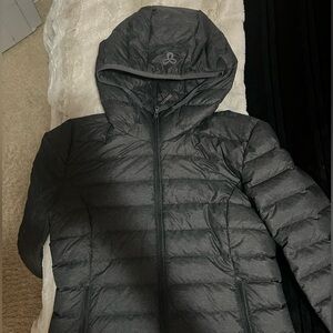 Dark Grey Small TNA Botanie Super Light Puffer